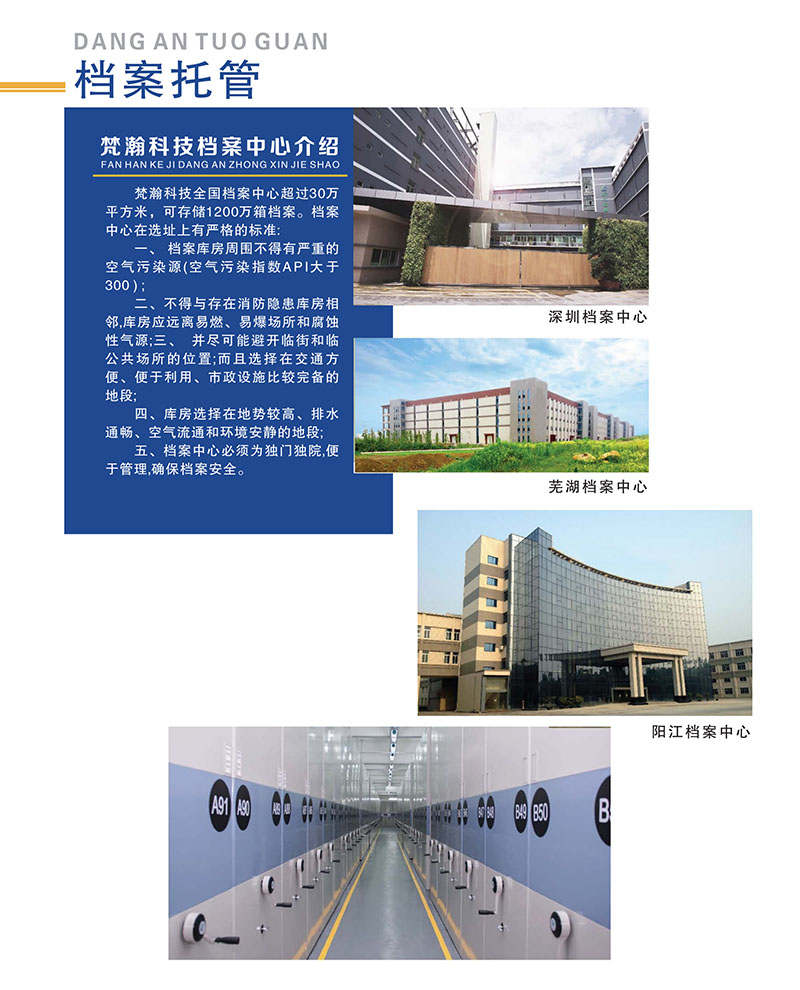 档案托管
